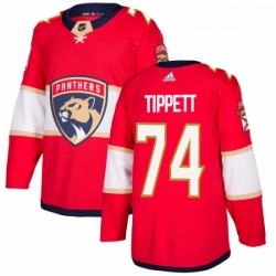 Youth Adidas Florida Panthers 74 Owen Tippett Premier Red Home NHL Jersey 