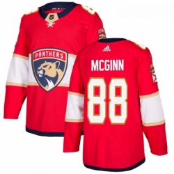 Youth Adidas Florida Panthers 88 Jamie McGinn Authentic Red Home NHL Jersey 