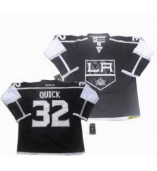 Los Angeles kings 32 Jonathan Quick BLACK Jersey