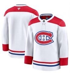 Men Montreal Canadiens White 2024 25 Away Stitched Hockey Jersey