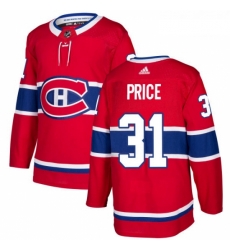 Youth Adidas Montreal Canadiens 31 Carey Price Premier Red Home NHL Jersey 