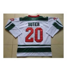 NHL Jerseys Minnesota Wilds #20 Suter white[suter][2014 new stadium]