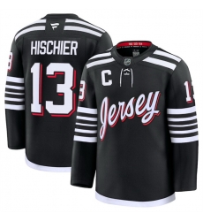 Men New Jersey Devils Active Player Custom Black 2024 25 Alternate Stitched Hockey Jersey