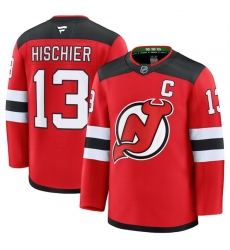 Men New Jersey Devils Active Player Custom Red 2024 25 Home Stitched Hockey Jersey