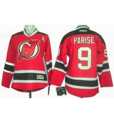 Youth New Jersey Devils #9 Zach parise red jerseys