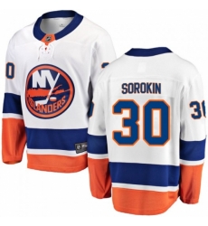 Men Ilya Sorokin New York Islanders Adidas Authentic White Home Jersey