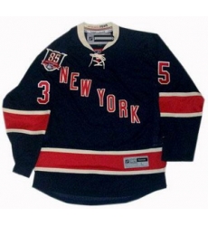 NY Rangers 35 Mike Richter jersey 85TH jersey DK blue