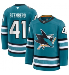 Men San Jose Sharks  41 Ivar Stenberg Teal 2026 Stitched Hockey Jersey