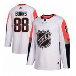 Mens Adidas San Jose Sharks 88 Brent Burns Authentic White 2018 All Star Pacific Division NHL Jersey 