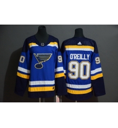 Blues 90 Ryan O 27Reilly Blue Adidas Jersey 901