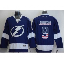 nhl jerseys tampa bay lightning #9 johnson blue[national flag version][johnson]