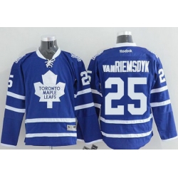 Maple Leafs #25 James Van Riemsdyk Blue Stitched NHL Jersey