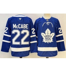 Men Toronto Maple Leafs 22 Jake McCabe Fanatics Home Blue Premium Jersey Men Toronto Maple Leafs 22 Jake McCabe Fanatics Home Blue Premium Jersey