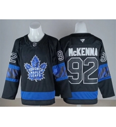 Men Toronto Maple Leafs  92 Gavin McKenna Fanatics Black Alternate Reversible Next Gen Jersey