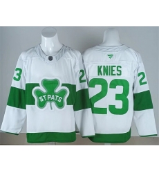Men Toronto Maple Leafs Matthew Knies Fanatics White St Patricks Jersey Men Toronto Maple Leafs Matthew Knies Fanatics White St Patricks Jersey