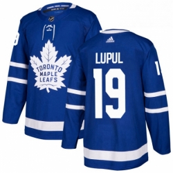 Mens Adidas Toronto Maple Leafs 19 Joffrey Lupul Premier Royal Blue Home NHL Jersey 