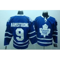 Toronto Maple Leafs 9 Armstrong blue jerseys