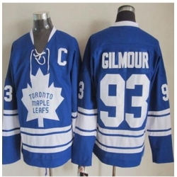 Toronto Maple Leafs #93 Doug Gilmour Blue CCM Throwback Third Stitched NHL Jersey