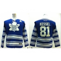 Kids Toronto Maple Leafs 81 Phil Kessel 2014 Winter Classic Blue NHL Jersey