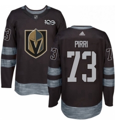 Mens Adidas Vegas Golden Knights 73 Brandon Pirri Authentic Black 1917 2017 100th Anniversary NHL Jersey 