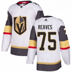 Mens Adidas Vegas Golden Knights 75 Ryan Reaves Authentic White Away NHL Jersey 