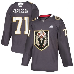 Vegas Golden Knights 71 William Karlsson Gray Dia De Los Muertos Adidas Jersey 589