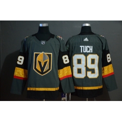 Vegas Golden Knights 89 Alex Tuch Gray With Special Glittery Logo Adidas Jersey