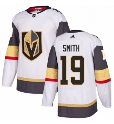 Youth Adidas Vegas Golden Knights 19 Reilly Smith Authentic White Away NHL Jersey 