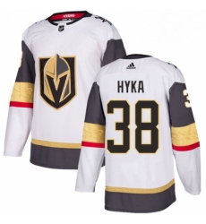 Youth Adidas Vegas Golden Knights 38 Tomas Hyka Authentic White Away NHL Jersey 