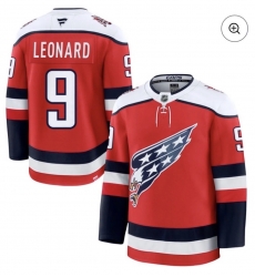 Men Washington Capitals 9 LEONARD u807DRed With A Patch Stitched Hockey Je Men Washington Capitals 9 LEONARD u807DRed With A Patch Stitched Hockey Je