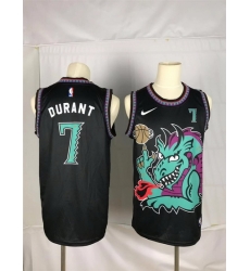 Men Brooklyn Nets 7 Durant Black dragon Nike 2021 Nike NBA Jersey