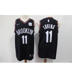 Nets 11 Kyrie Irving Black City Edition Nike Swingman Jersey