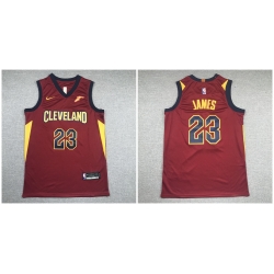 Cavaliers 23 Lebron James Red Nike Swingman Jersey