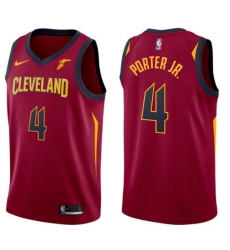 Men Nike Cleveland Cavaliers 4 KEVIN PORTER JR Red NBA Jersey