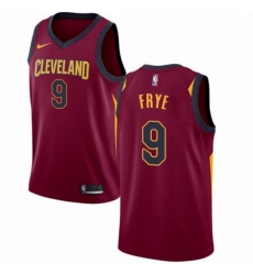 Mens Nike Cleveland Cavaliers 9 Channing Frye Swingman Maroon NBA Jersey Icon Edition