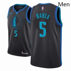 Men NBA 2018 19 Dallas Mavericks 5 J J Barea City Edition Anthracite Jers