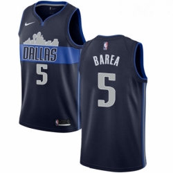 Womens Nike Dallas Mavericks 5 Jose Juan Barea Authentic Navy Blue NBA Jersey Statement Edition