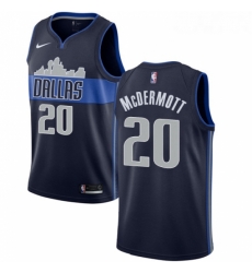 Youth Nike Dallas Mavericks 20 Doug McDermott Swingman Navy Blue NBA Jersey Statement Edition 