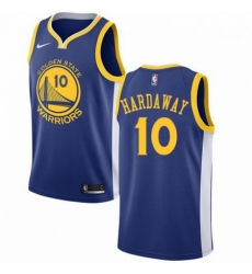 Mens Nike Golden State Warriors 10 Tim Hardaway Swingman Royal Blue Road NBA Jersey Icon Edition