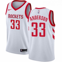 Youth Nike Houston Rockets 33 Ryan Anderson Swingman White Home NBA Jersey Association Edition