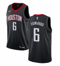 Youth Nike Houston Rockets 6 Vincent Edwards Swingman Black NBA Jersey Statement Edition 