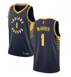 Pacers  1 T.J. Warren Navy Blue Basketball Swingman Icon Edition Jersey