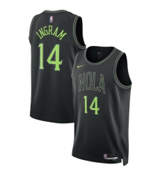 Men New Orleans Pelicans 14 Micah Peavy Black 2025 26 City Ediiton Stitched Basketball Jersey