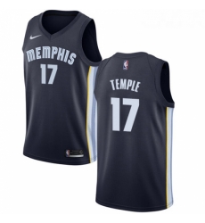 Youth Nike Memphis Grizzlies 17 Garrett Temple Swingman Navy Blue Road NBA Jersey Icon Edition 