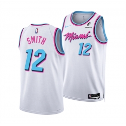 Men Miami Heat 7 Kel 27el Ware White 2024 25 City Edition Stitched Basketball Jersey