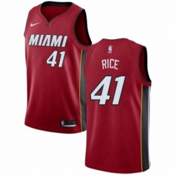 Mens Nike Miami Heat 41 Glen Rice Swingman Red NBA Jersey Statement Edition