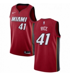 Womens Nike Miami Heat 41 Glen Rice Swingman Red NBA Jersey Statement Edition