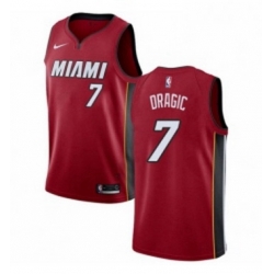 Youth Nike Miami Heat 7 Goran Dragic Authentic Red NBA Jersey Statement Edition