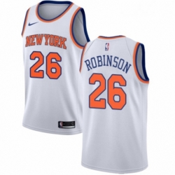 Womens Nike New York Knicks 26 Mitchell Robinson Authentic White NBA Jersey Association Edition 