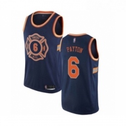 Youth New York Knicks 6 Elfrid Payton Swingman Navy Blue Basketball Jersey City Editi